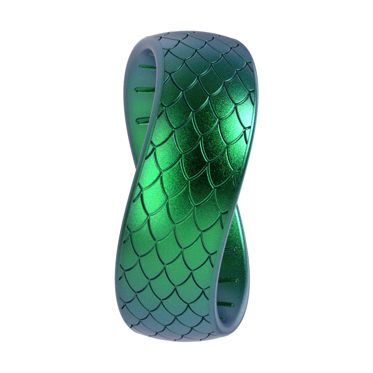 Etched Classic Silicone Ring - Dragon Scale - Image 3